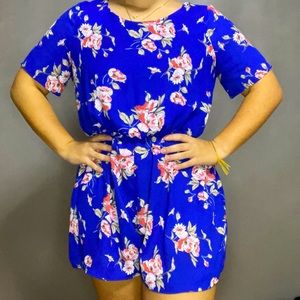 Blue Floral Romper ✨